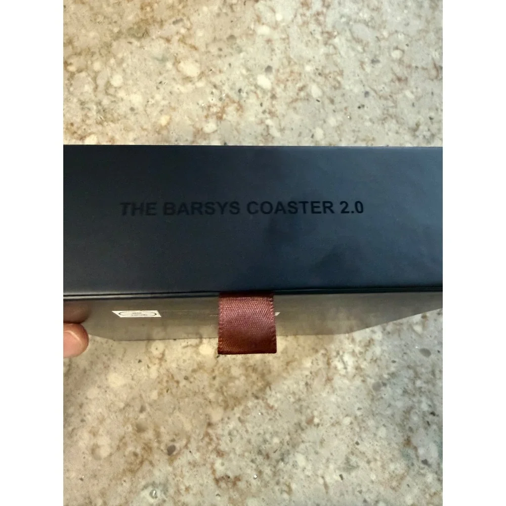Smart Cocktail Coaster 2.0 Black Precision Mixology App-Controlled Barsys NEW